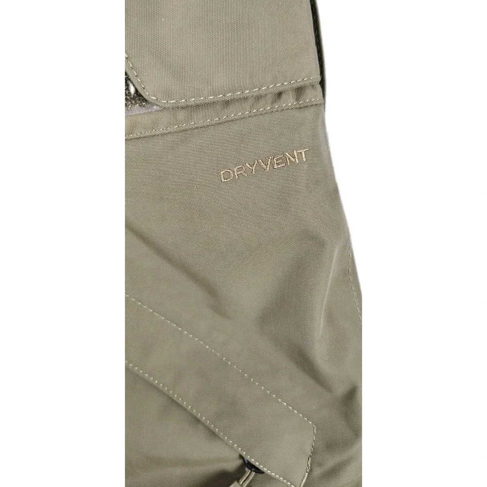 The North Face Hyvent Snow Pants Mens LG Tan Olive  Nylon Ski Snowboard NFOA2TJJ